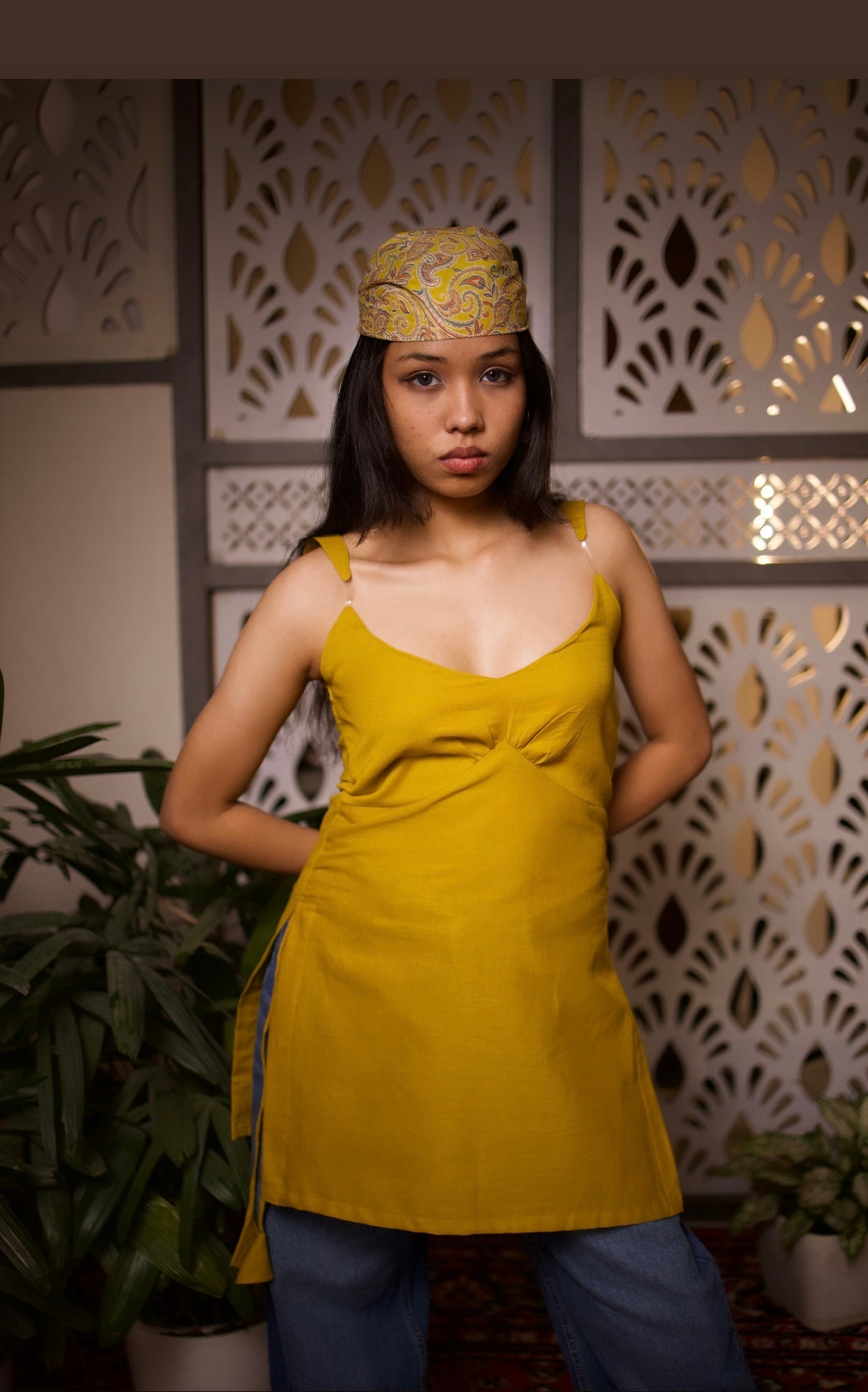 Ira Cotton Kurti (Yellow)