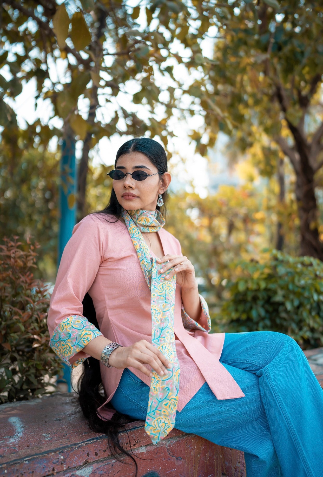 Kaira Cotton Kurti (Pink)