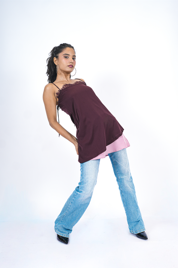 Mashooqa Kurti (Purple)