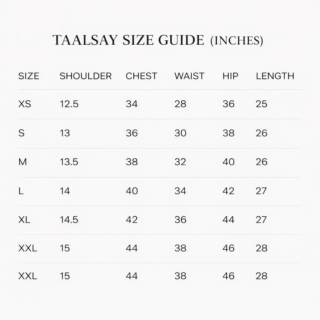 Taalsy_sizeguid
